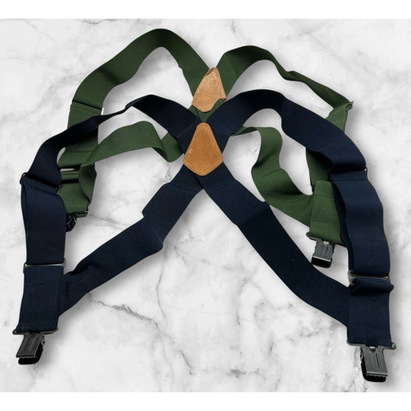Duluth Trading Adjustable Suspenders Lot of 2 Side Clip Heavy Duty Work Hunting - Picture 2 of 11